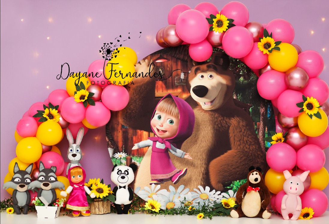 Fundo Fotográfico em Tecido - Masha - Dayane Ferna