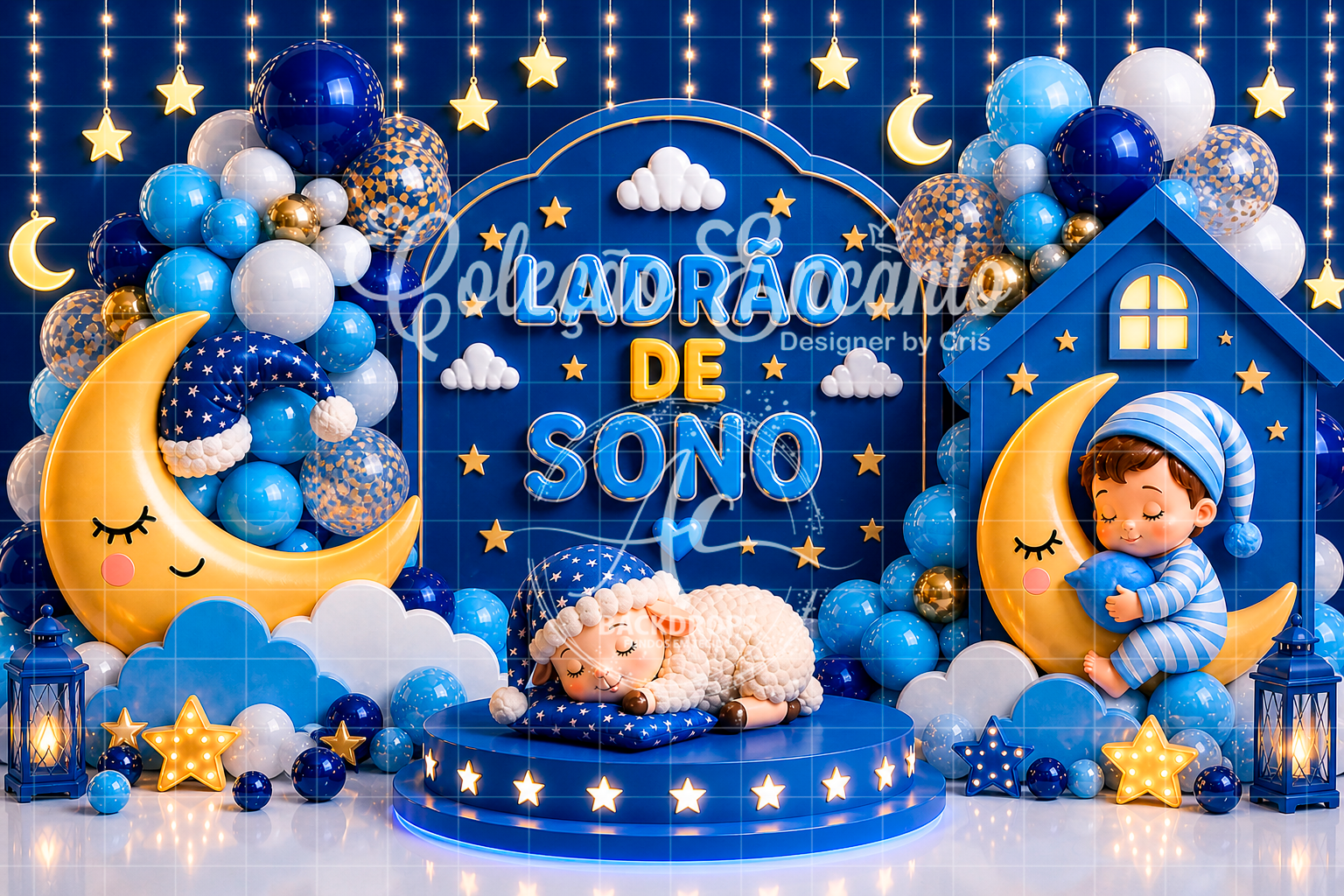 Fundo Fotográfico em Tecido - Ladrão do Sono - Coleção Encanto 3D