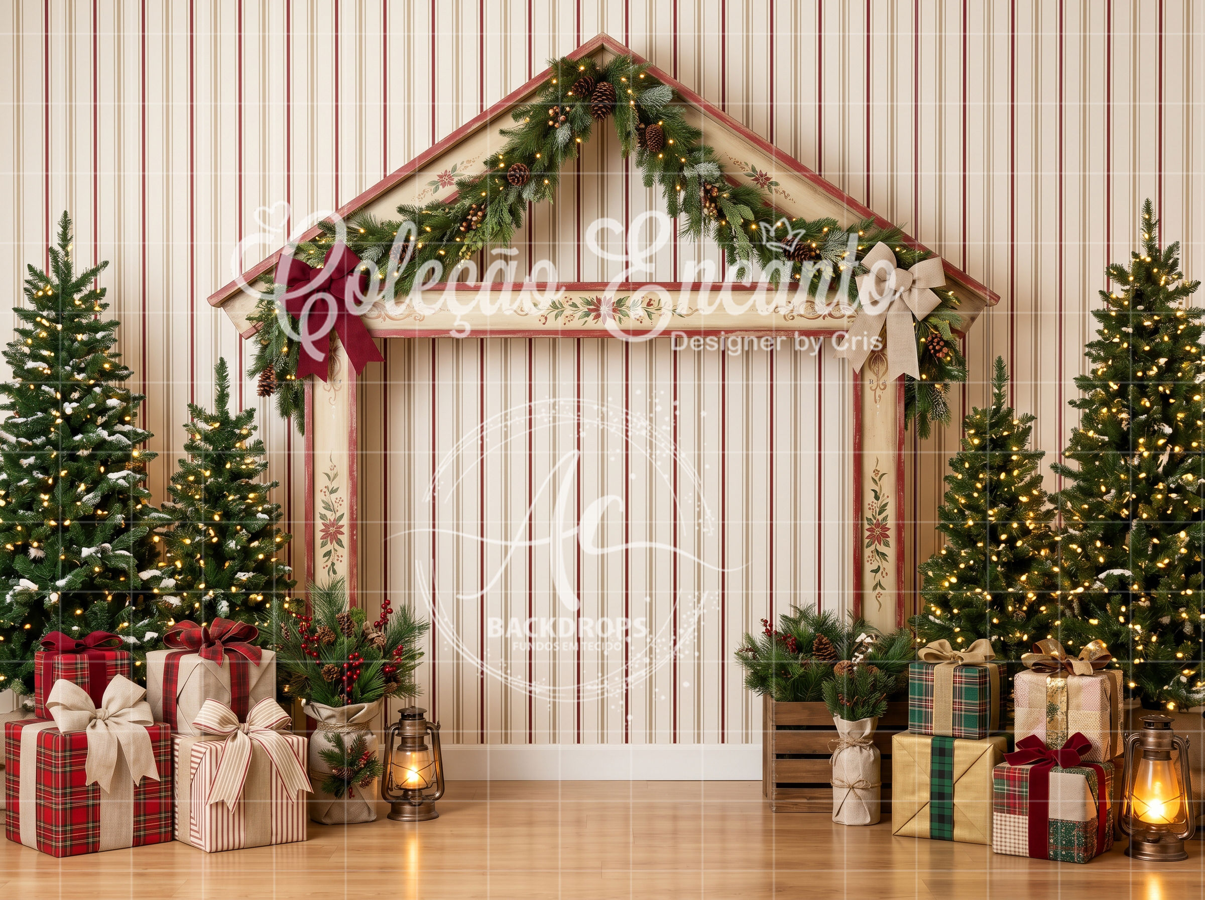 Fotográfico em Tecido - Natal 2026 - Coleção Encanto 3D