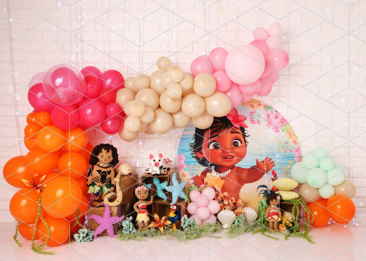 Fundo Fotográfico em Tecido - Moana - Adriana Mella