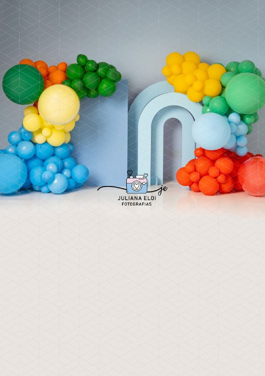 Miniatura: Fundo Fotográfico em Tecido - Balão - Juliana Eloi
