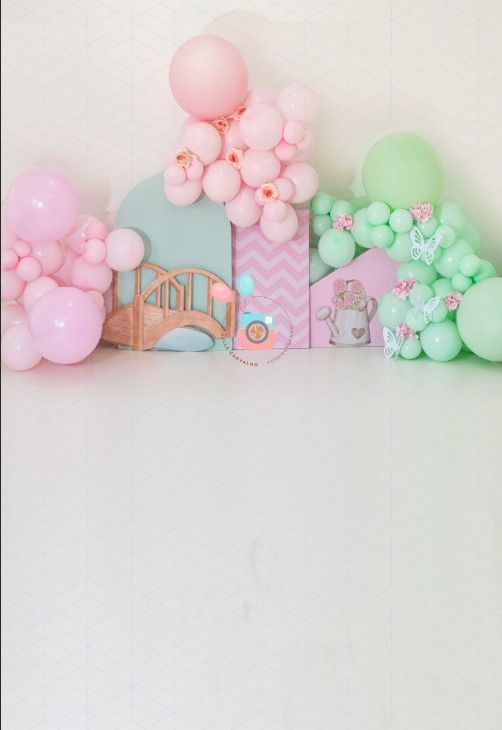 Miniatura: Fundo Fotográfico em Tecido - Jardim  - Giselle Carvalho