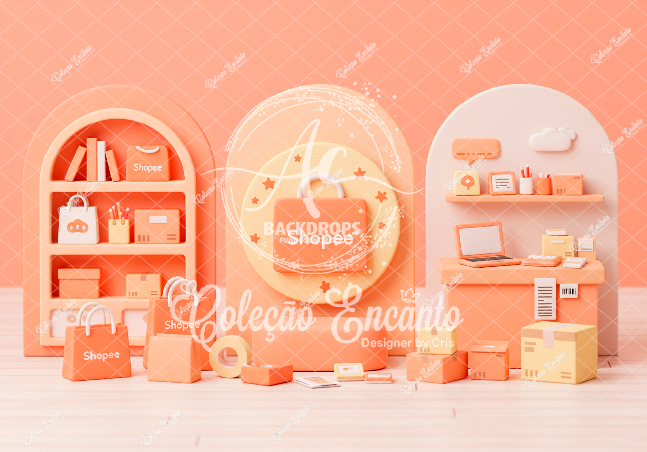 Fundo Fotográfico em Tecido - SHOPEE _COLEÇÃO ENCANT