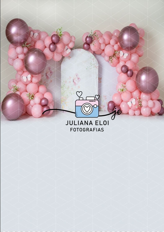 Miniatura: Fundo Fotográfico em Tecido -Borboleta- Juliana Eloi
