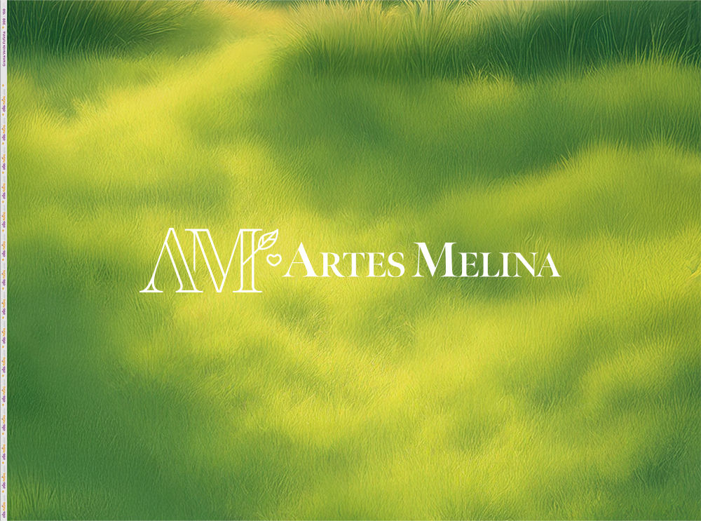 Fundo Fotográfico em Tecido - Grama verde fofinha -ARTES Melina