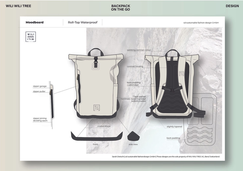 DESIGN //
WATERPROOF BACKPACK