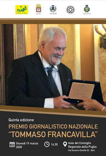 Premio Nazionale Giornalistico Tommaso Francavilla 2020 - Regolamento