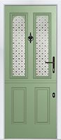 Modern composite door with stylish design features