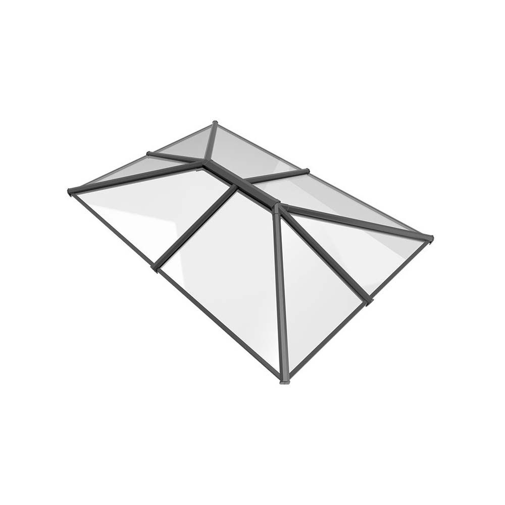 Stratus Roof Lantern Style 4 in grey, offering a modern design and excellent thermal performance.