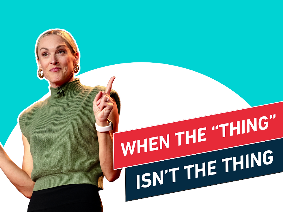 When the THING isn't THE thing