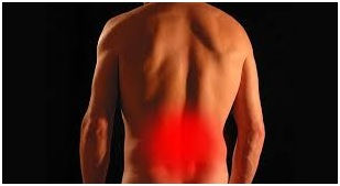 A picture highlighting back pain