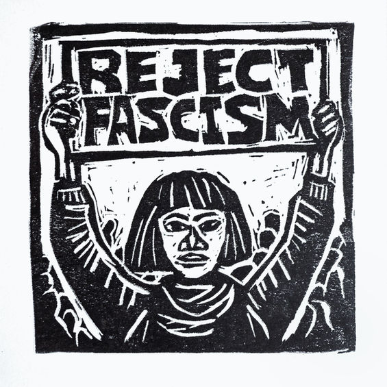 Carving Rubber to Stamp Out Fascism