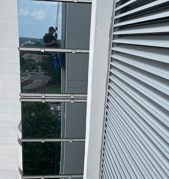 High-rise window washing experts in Atlanta