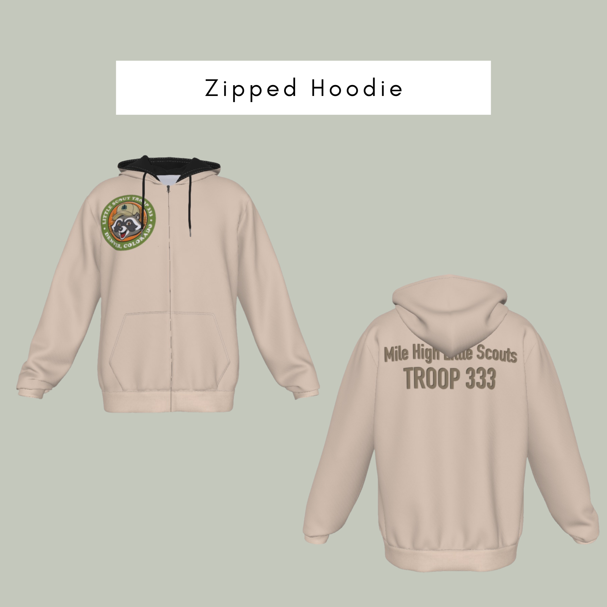 Little Scout Zipper Hoodie