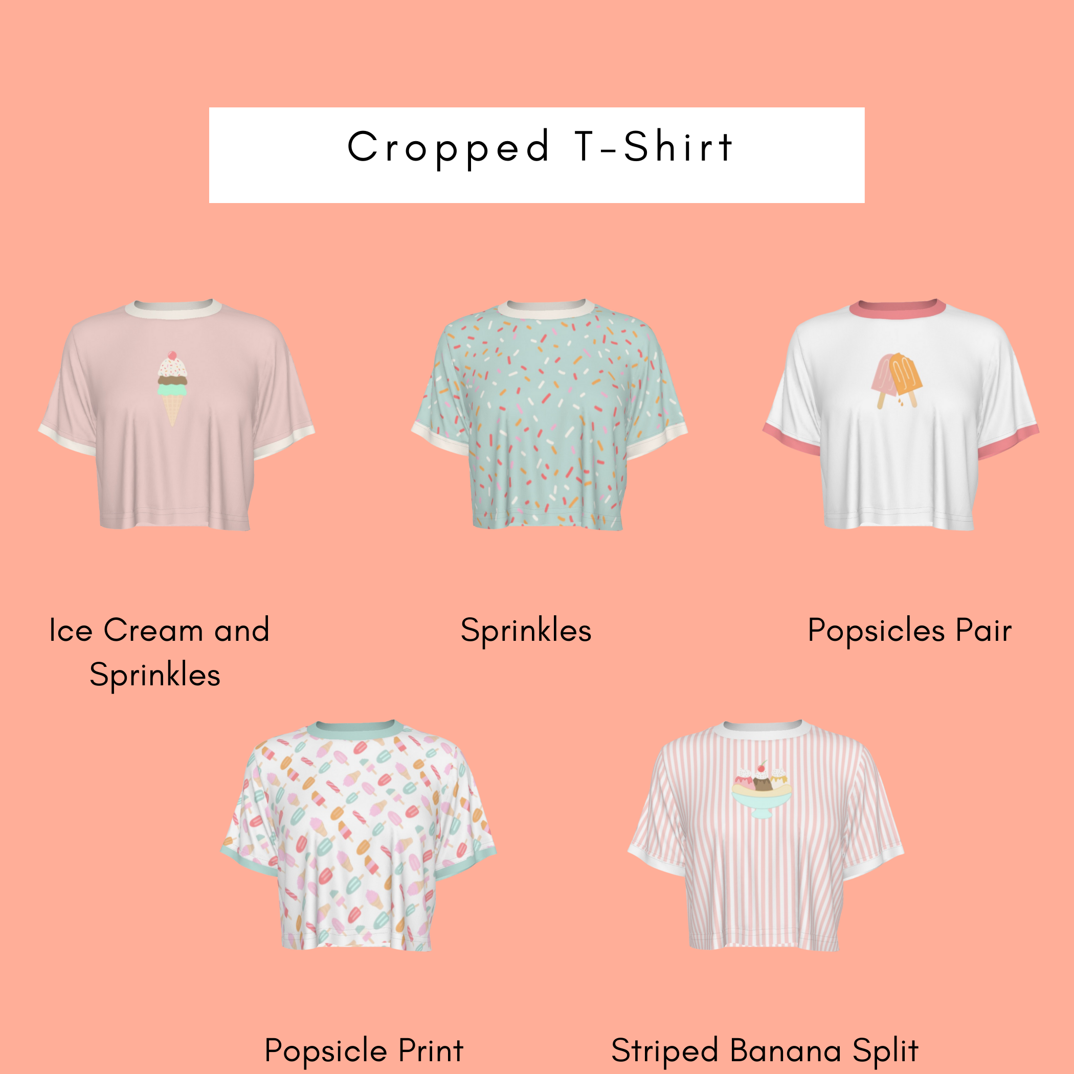 Summer Sweets Cropped T-Shirt