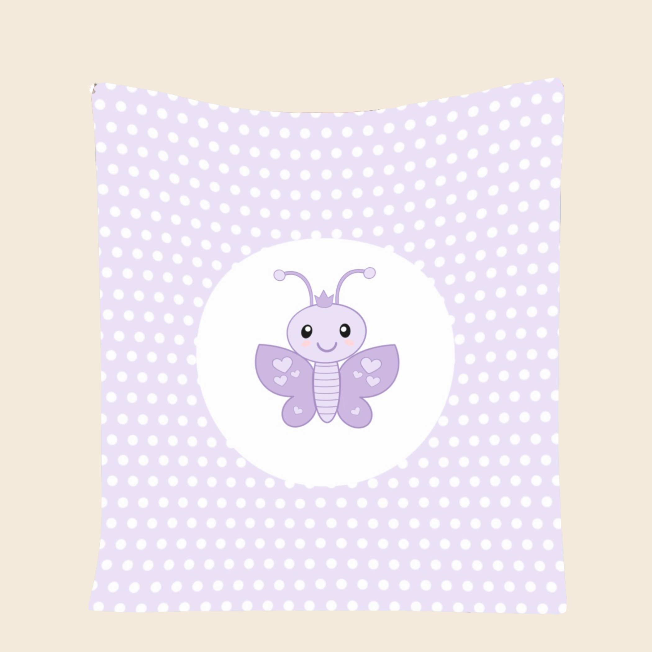 Pastel Baby Purple Large Blanket