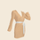 Thumbnail: Pastel Orange Wrap Mommy Dress