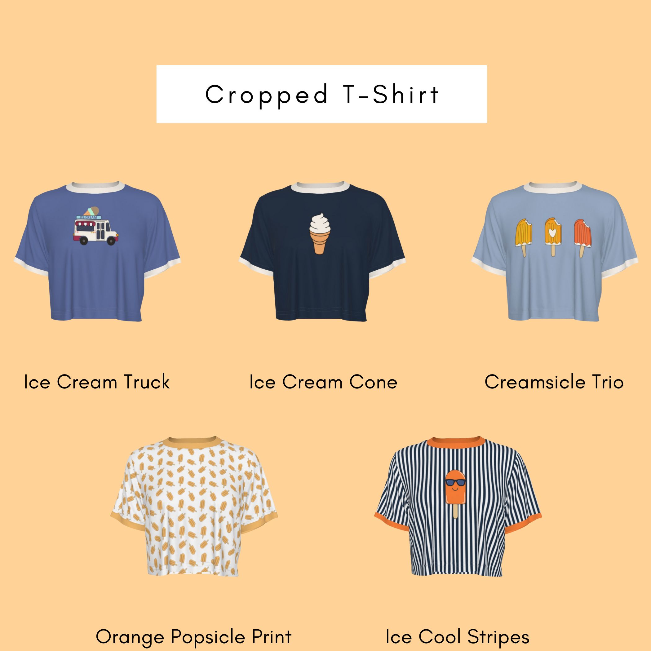 Summer Sweets Cropped T-Shirt