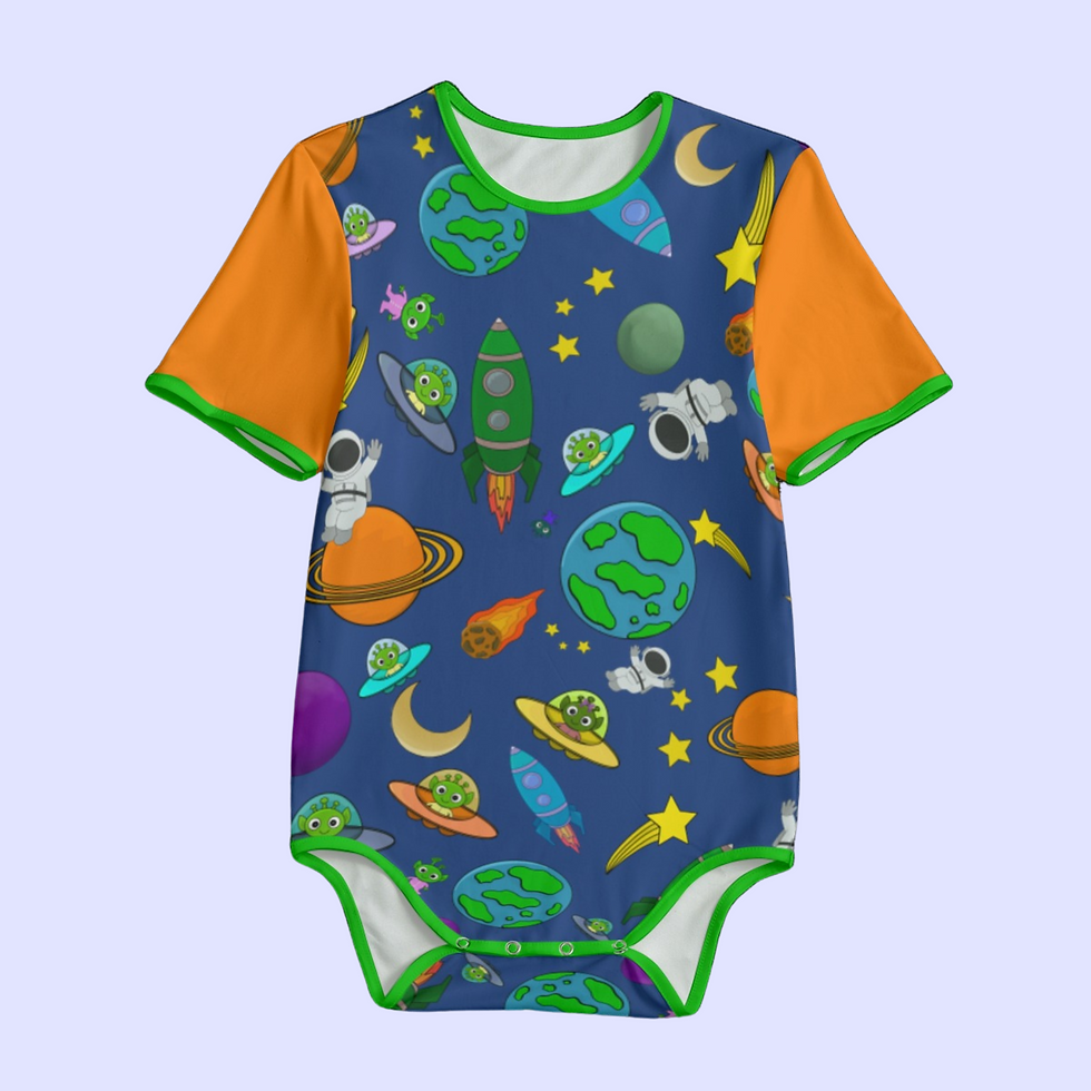 Thumbnail: Outer Space Print Onesies