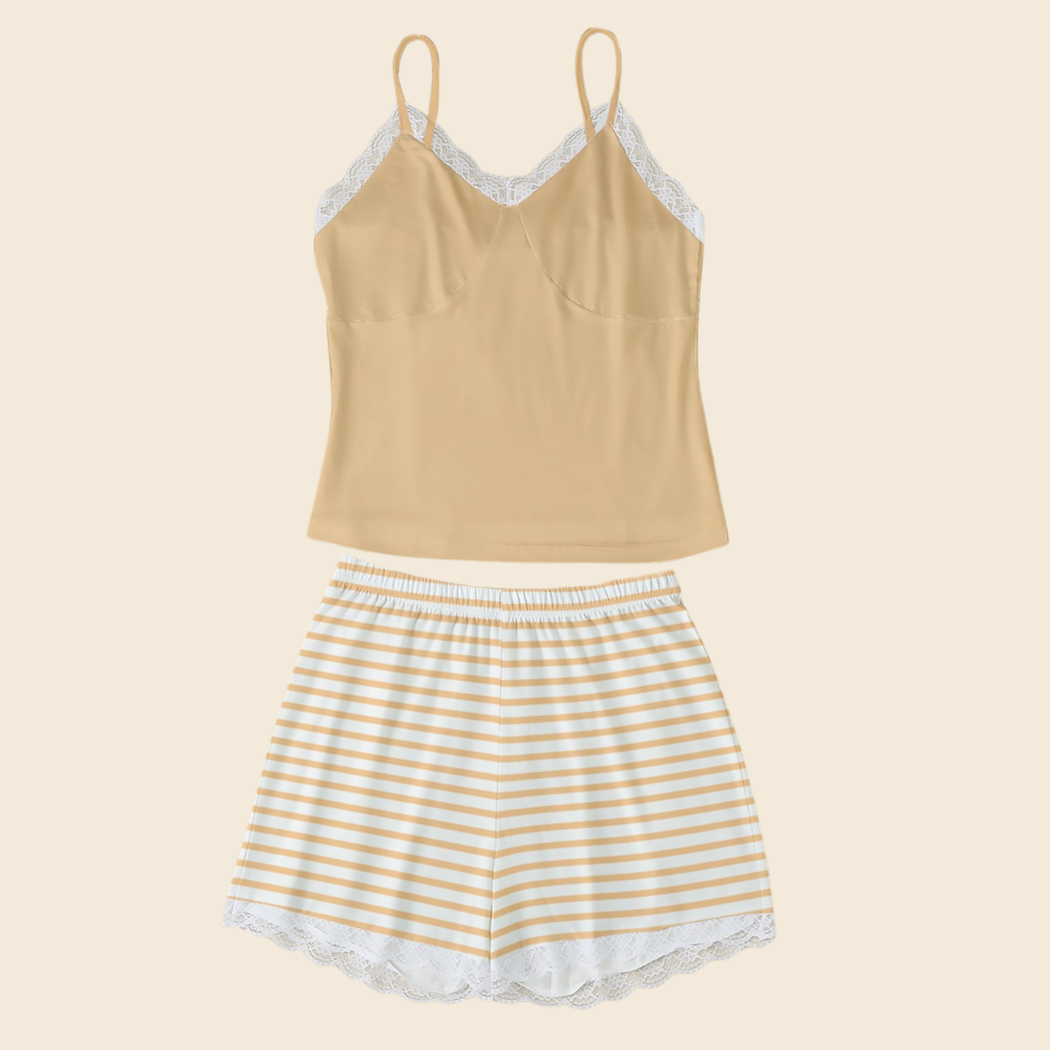 Pastel Orange Matchy Mommy Pjs