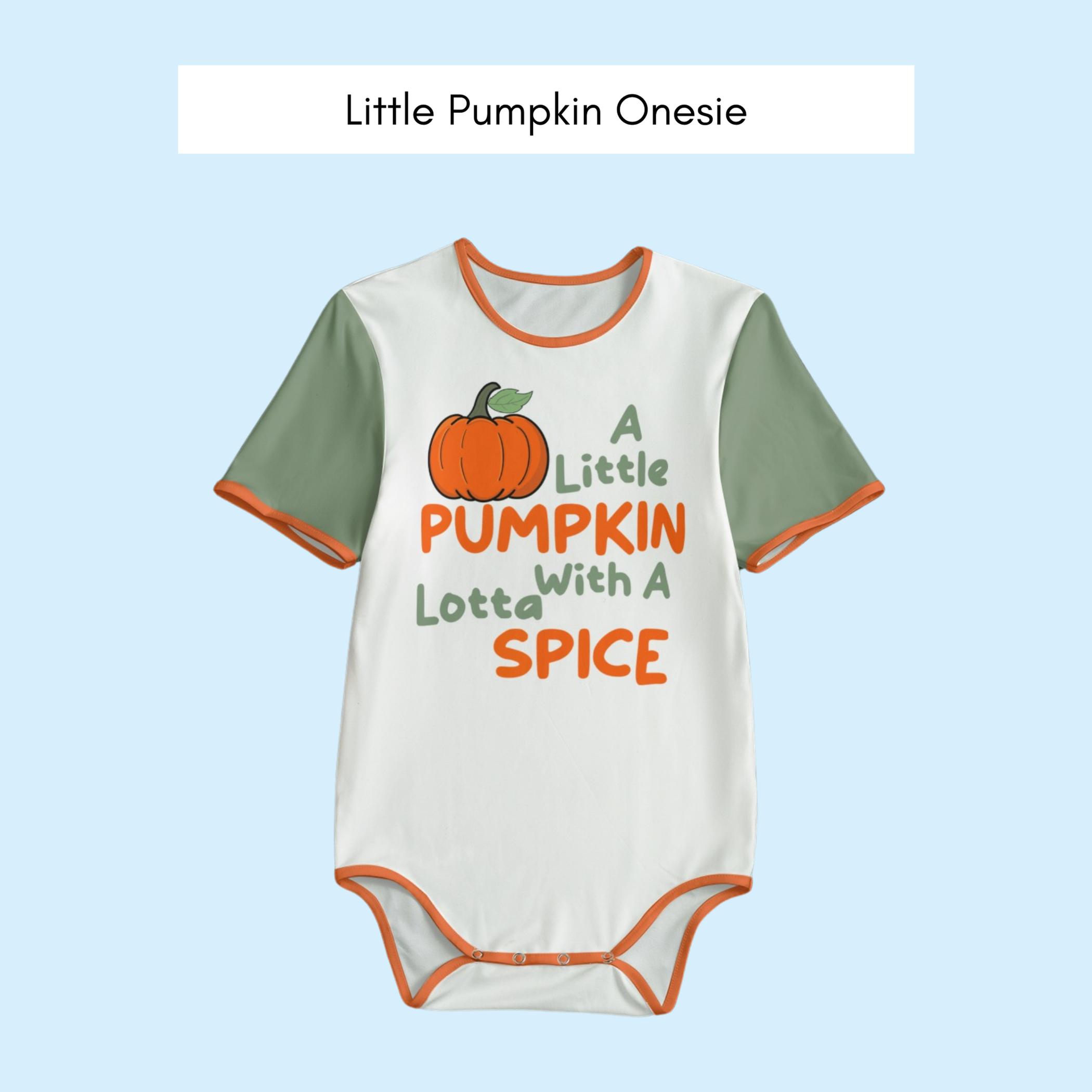 Little Pumpkin Graphic Onesie