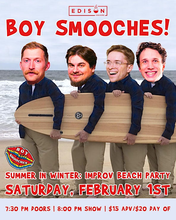 Boy Smooches: Summer in Winter Beach Party