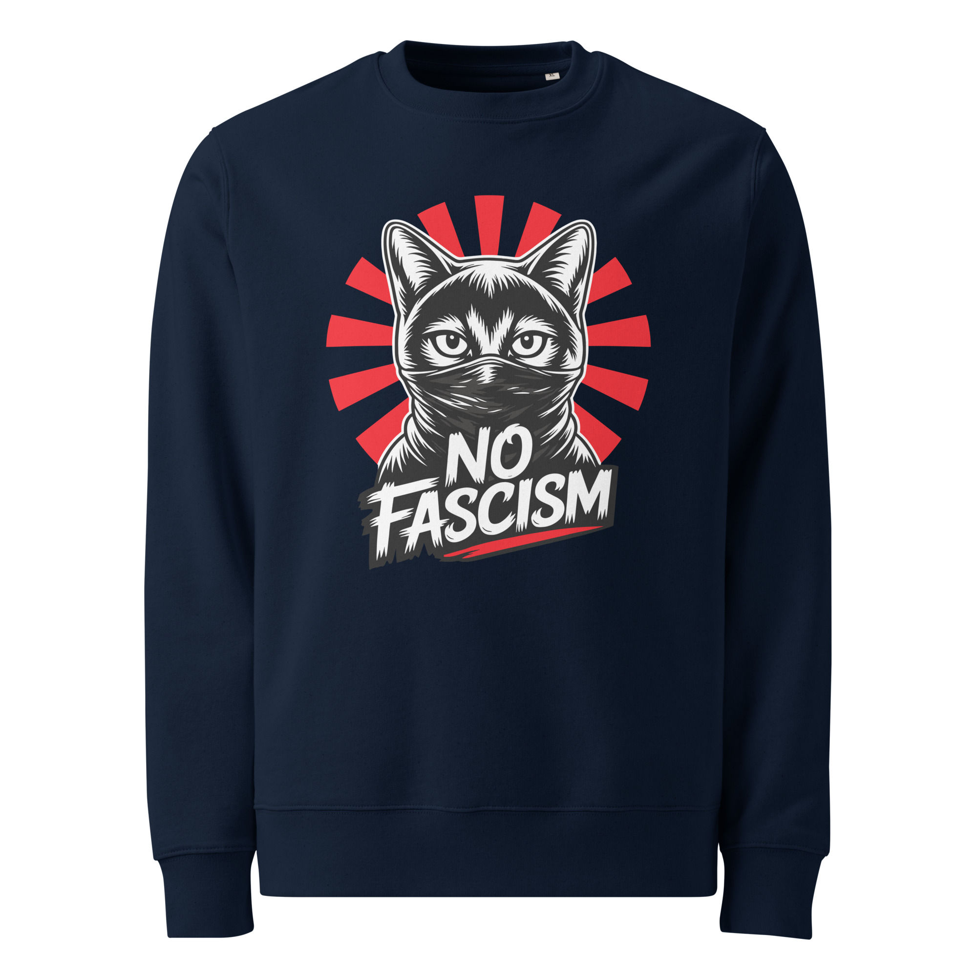 No Fascism Cat - Unisex Premium Sweatshirt