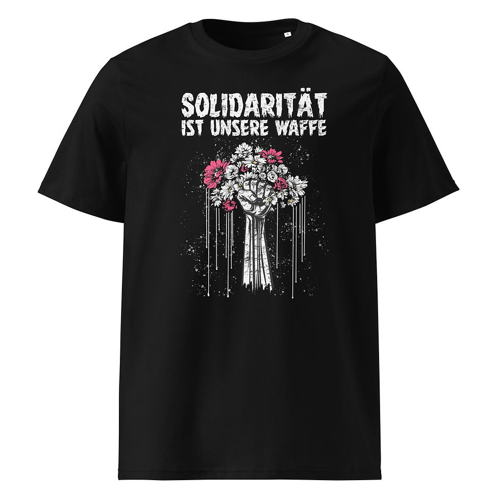 Solidarität ist unsere Waffe - Unisex Premium T-Shirt