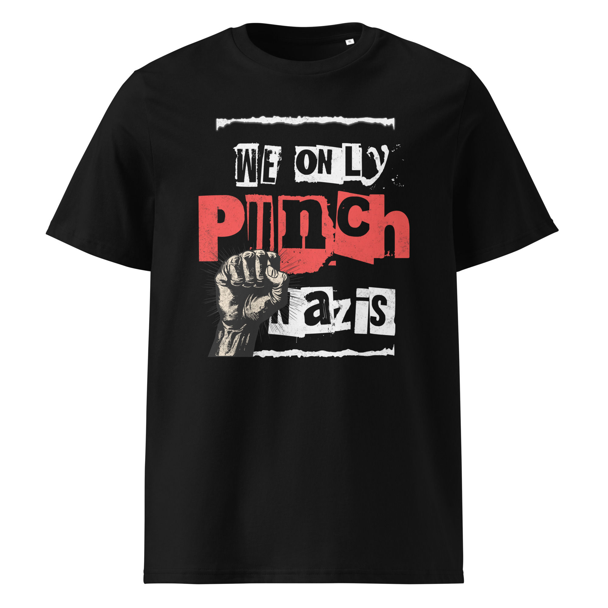 We only punch Nazis - Unisex Premium T-Shirt