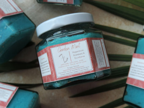 Rosemary, Eucalyptus and Peppermint sugar scrub