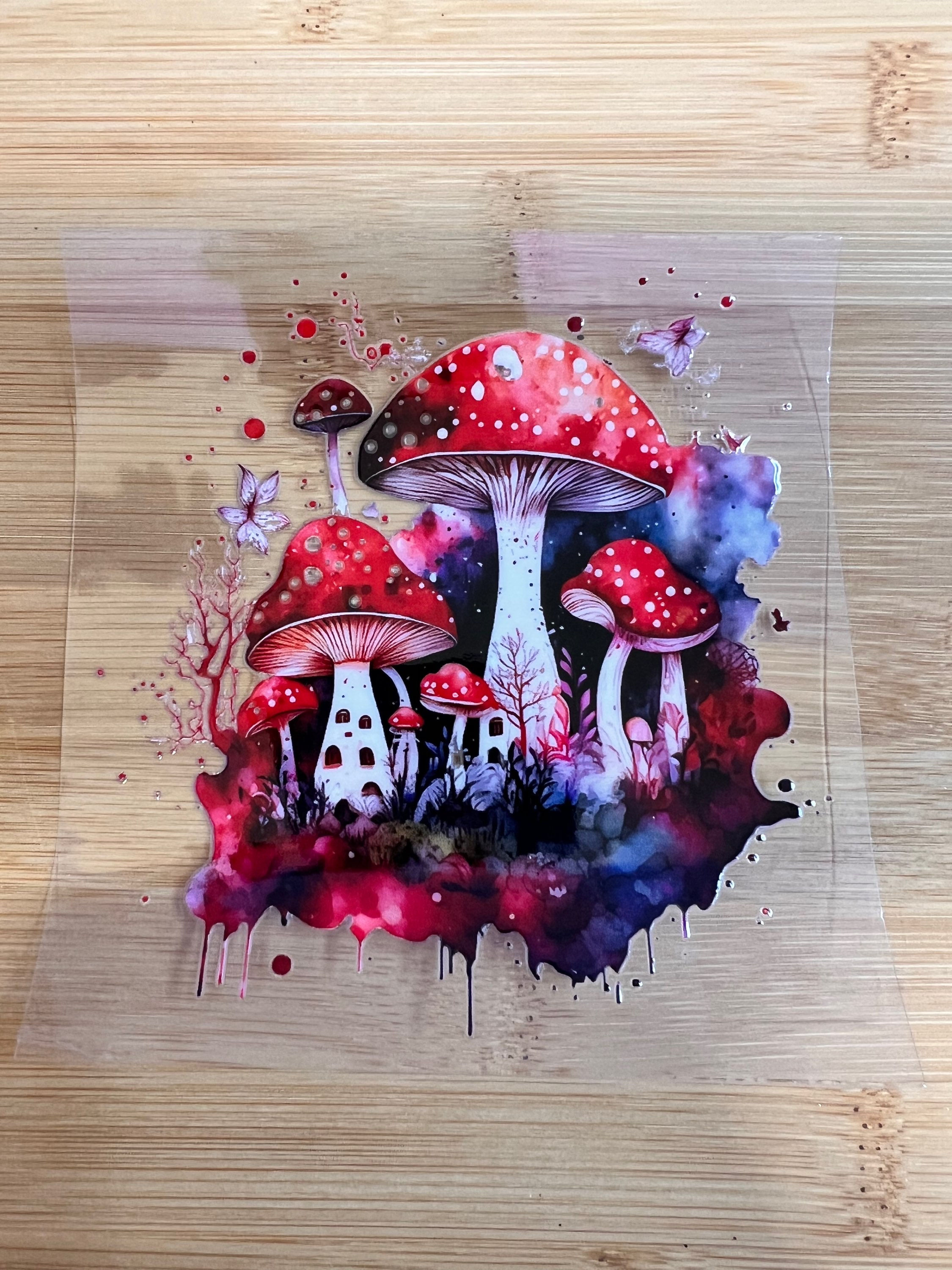 Red mushrooms