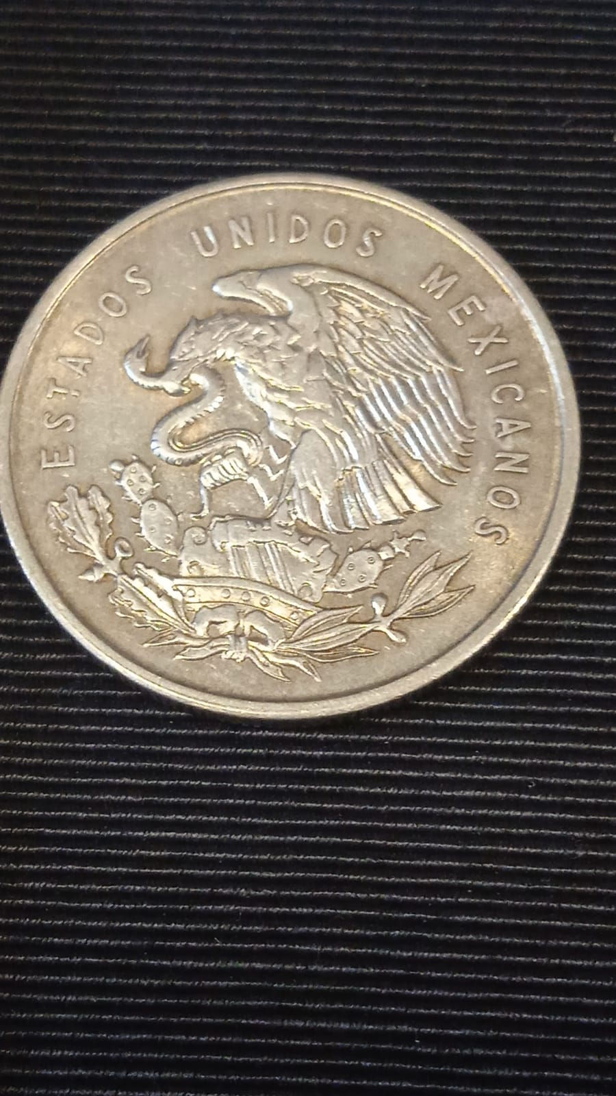 Miniatura: Peso Morelos de plata, Ley.300