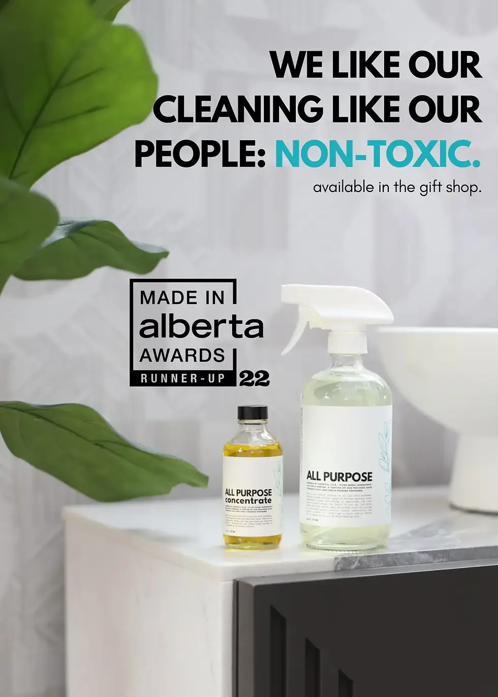 Нетоксичні засоби для прибирання AM Cleaning YYC, виготовлені в Альберті