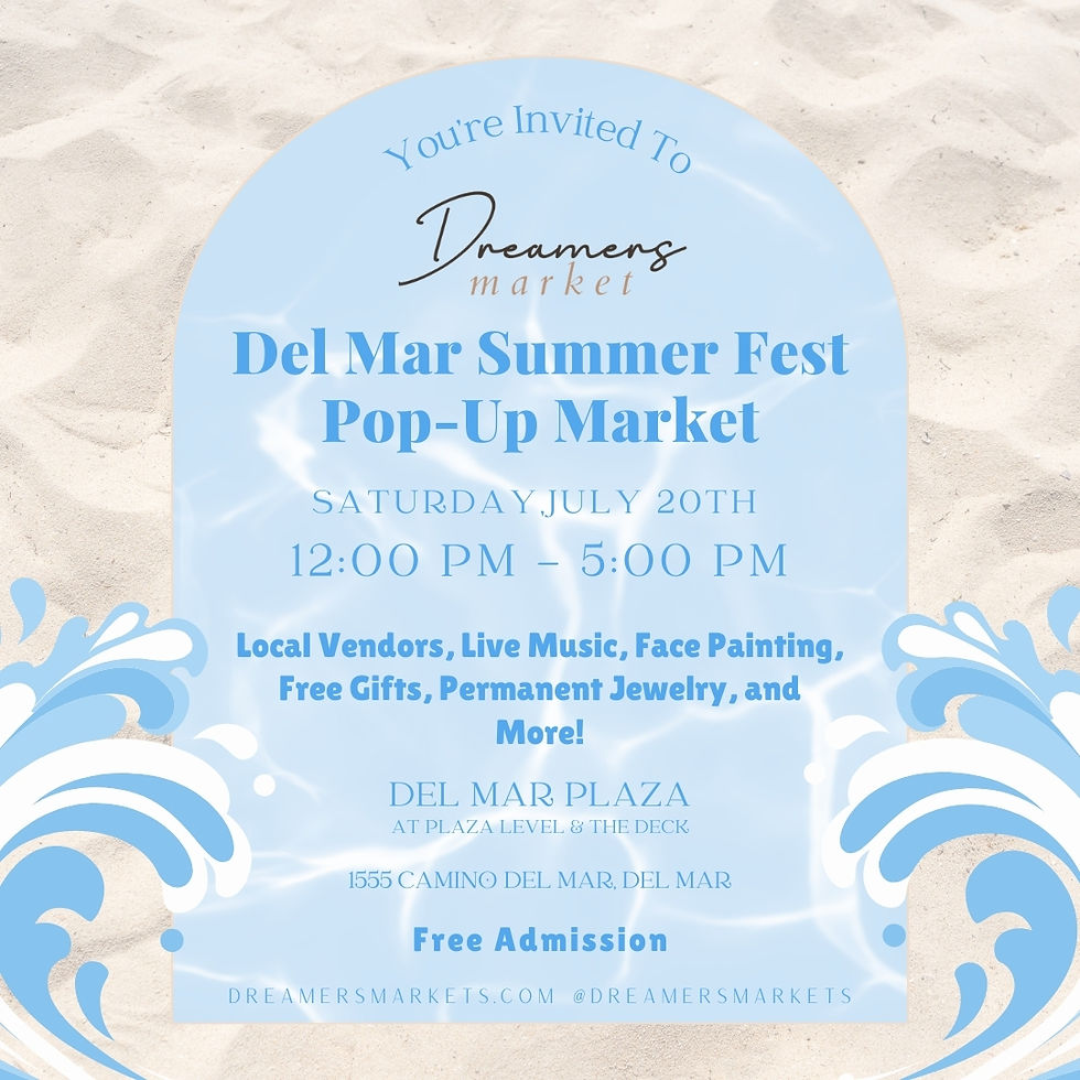 Dreamers Market @Del Mar Plaza