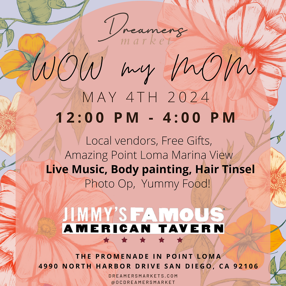 Dreamers Market @Point Loma Marina - Jimmy's Famous American Tavern