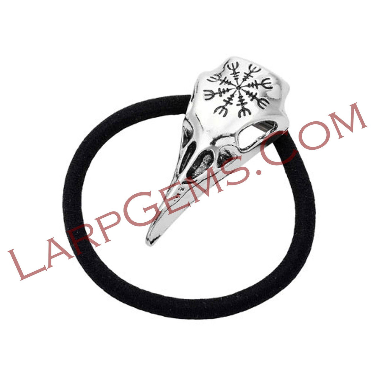 Viking Raven Skull Hair Band