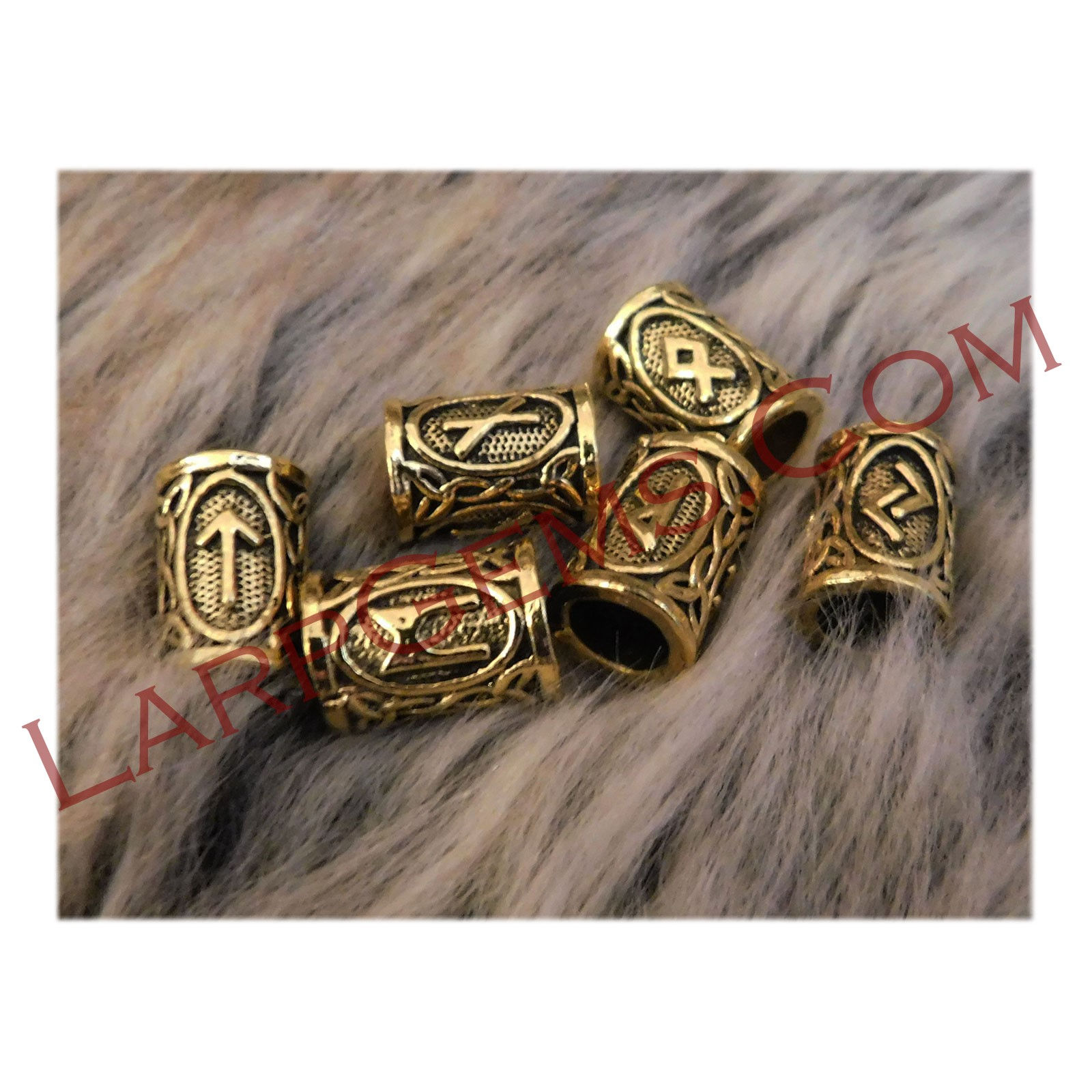 Rune Beard Beads