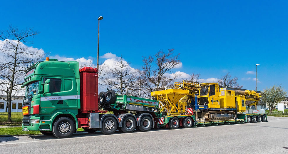 Transport d'équipement lourd