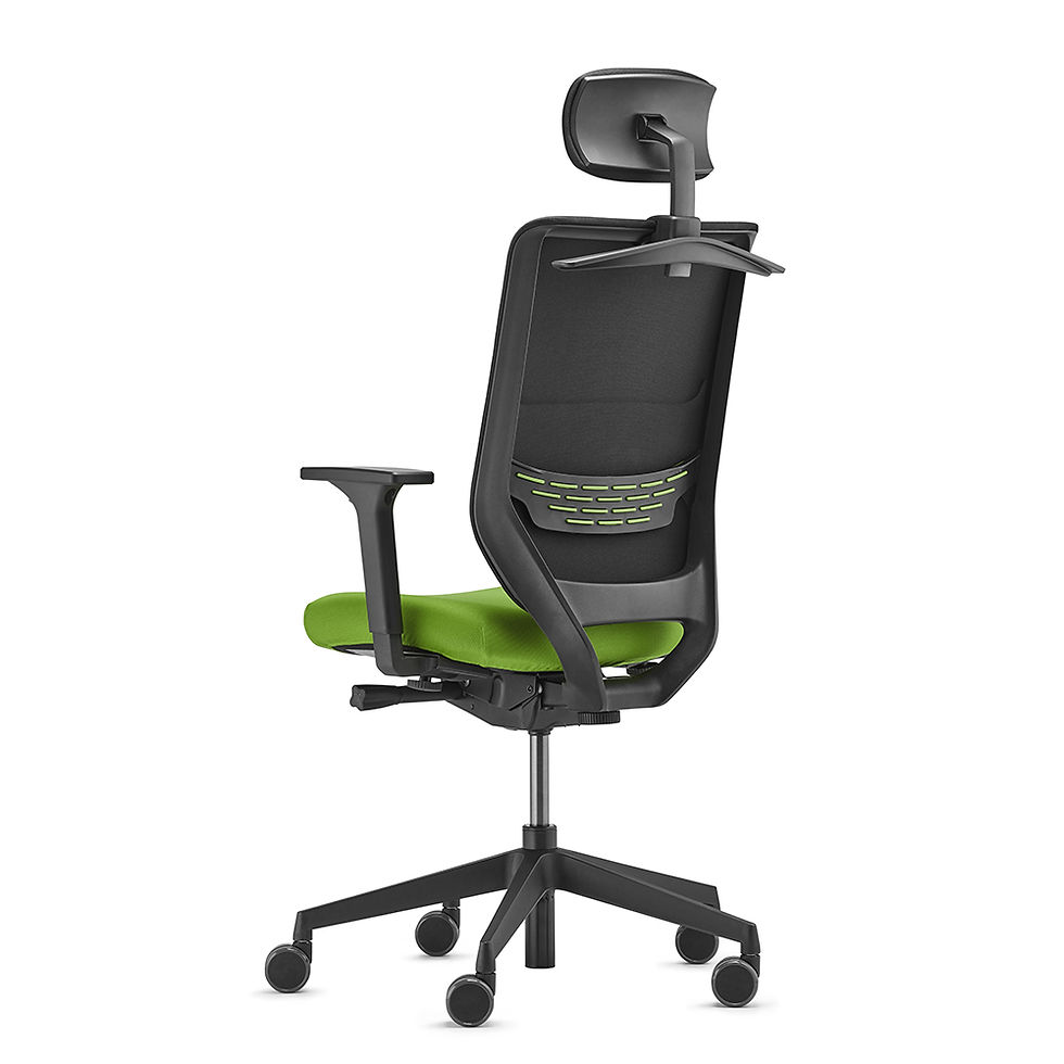 Miniaturbild: grüne Lumbalstütze für Bürostuhl