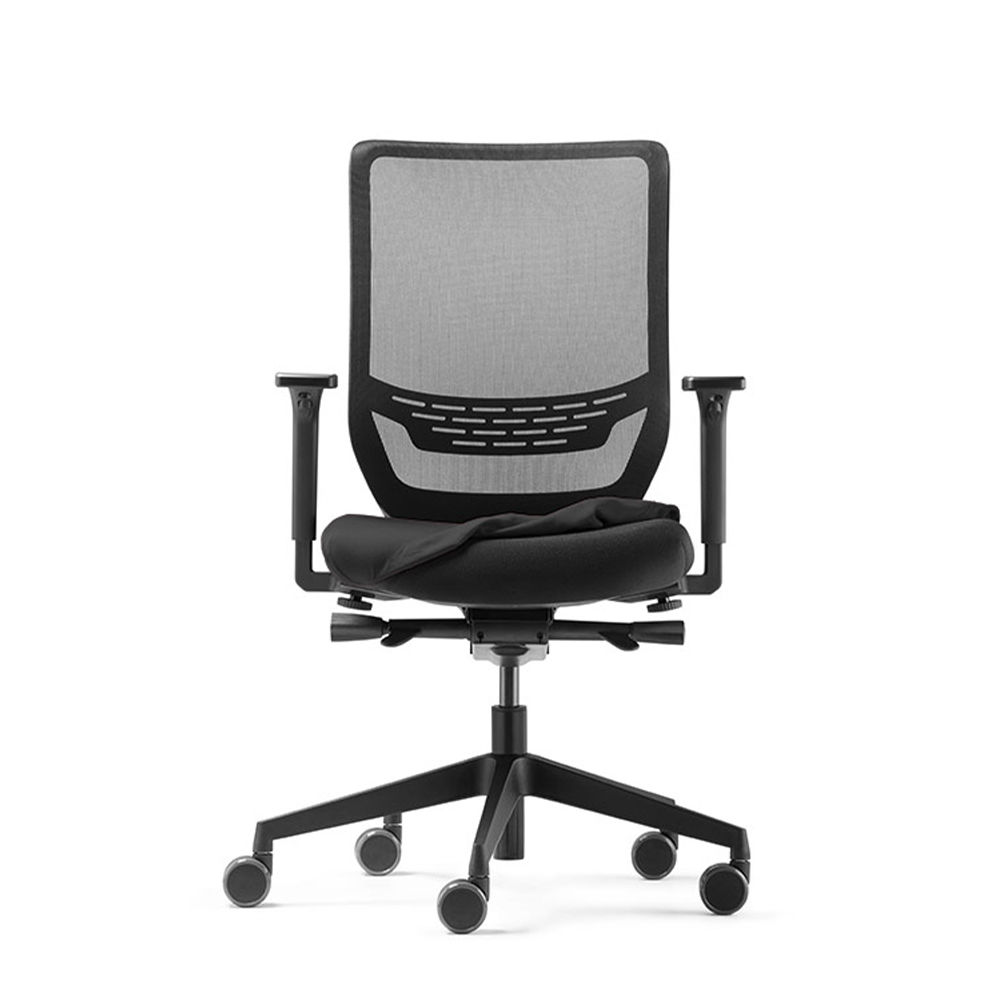 schwarze Husse für Bürostuhl