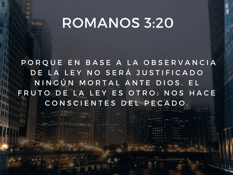 [Febrero, 18]  Romanos 3:20