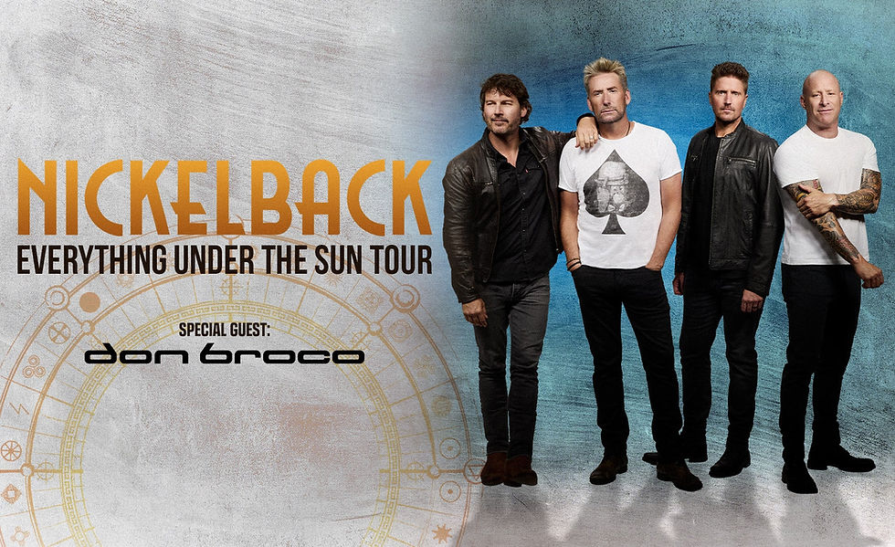 Nickelback Everything Under The Sun tour