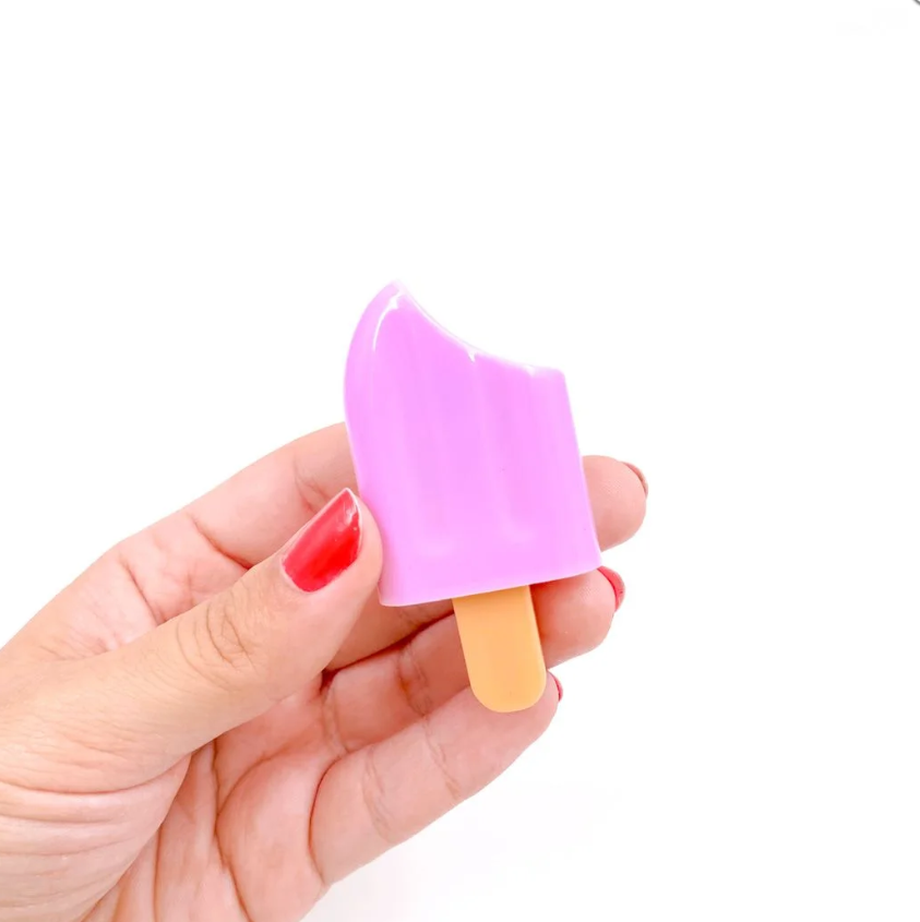 Marca Texto Perolado Picolé - Kit 6 Cores