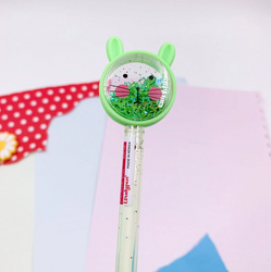 Caneta Fofa Cristal Gatinho Cute