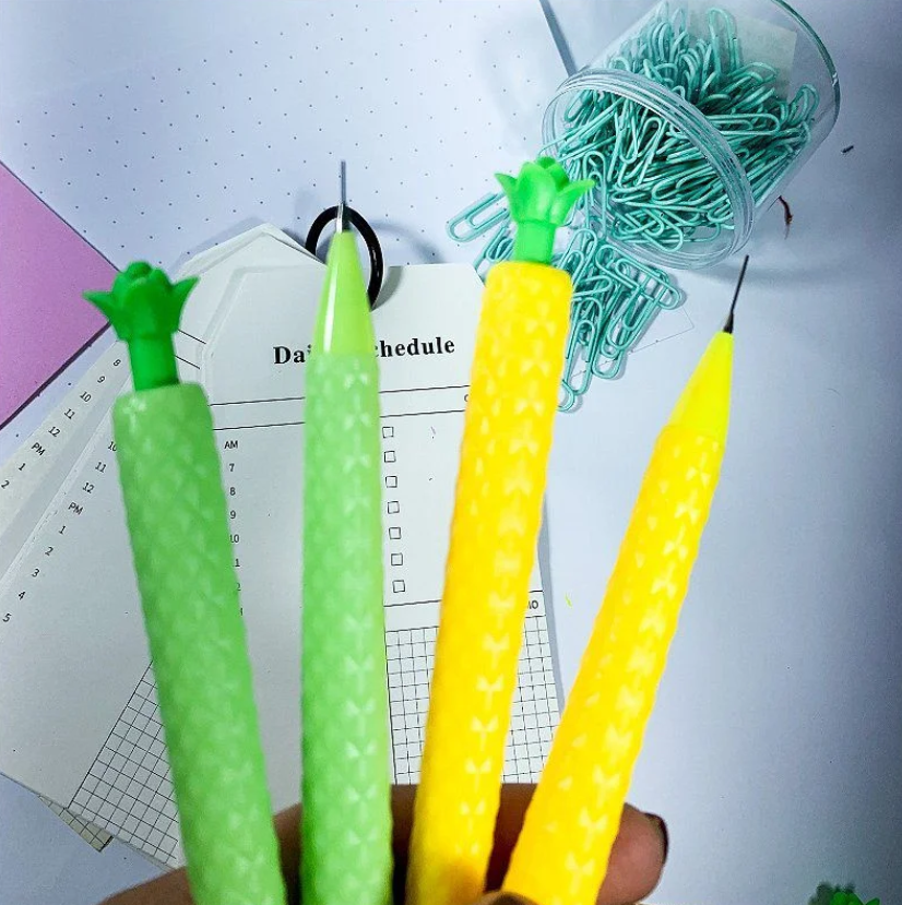 Lapiseira emborrachada Abacaxi