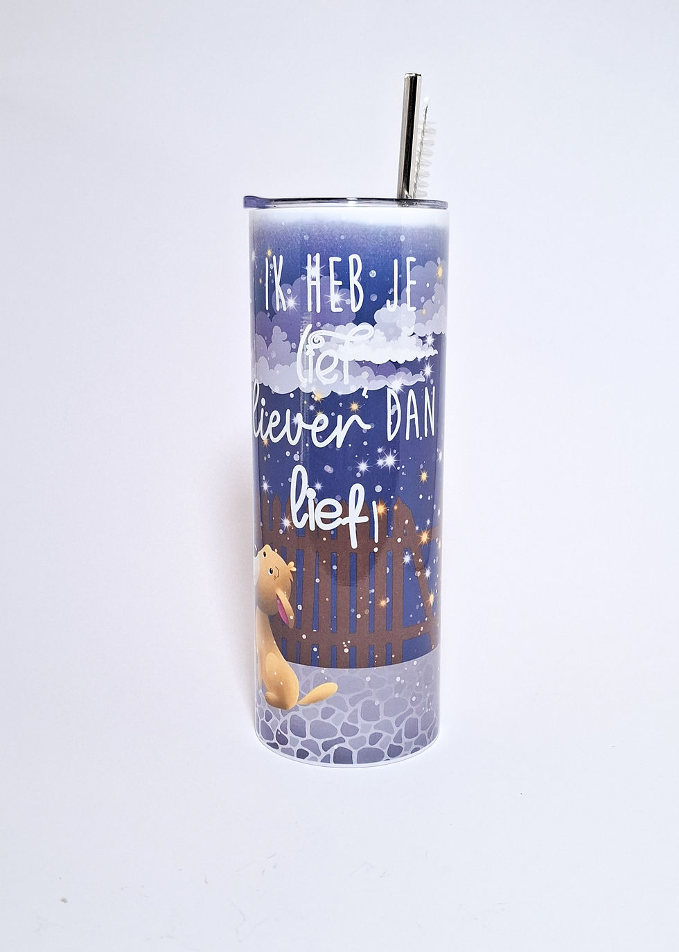 Thumbnail: Drinkbeker met rietje.