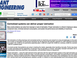 Centralized Systems Deliver Proper Lubrication
