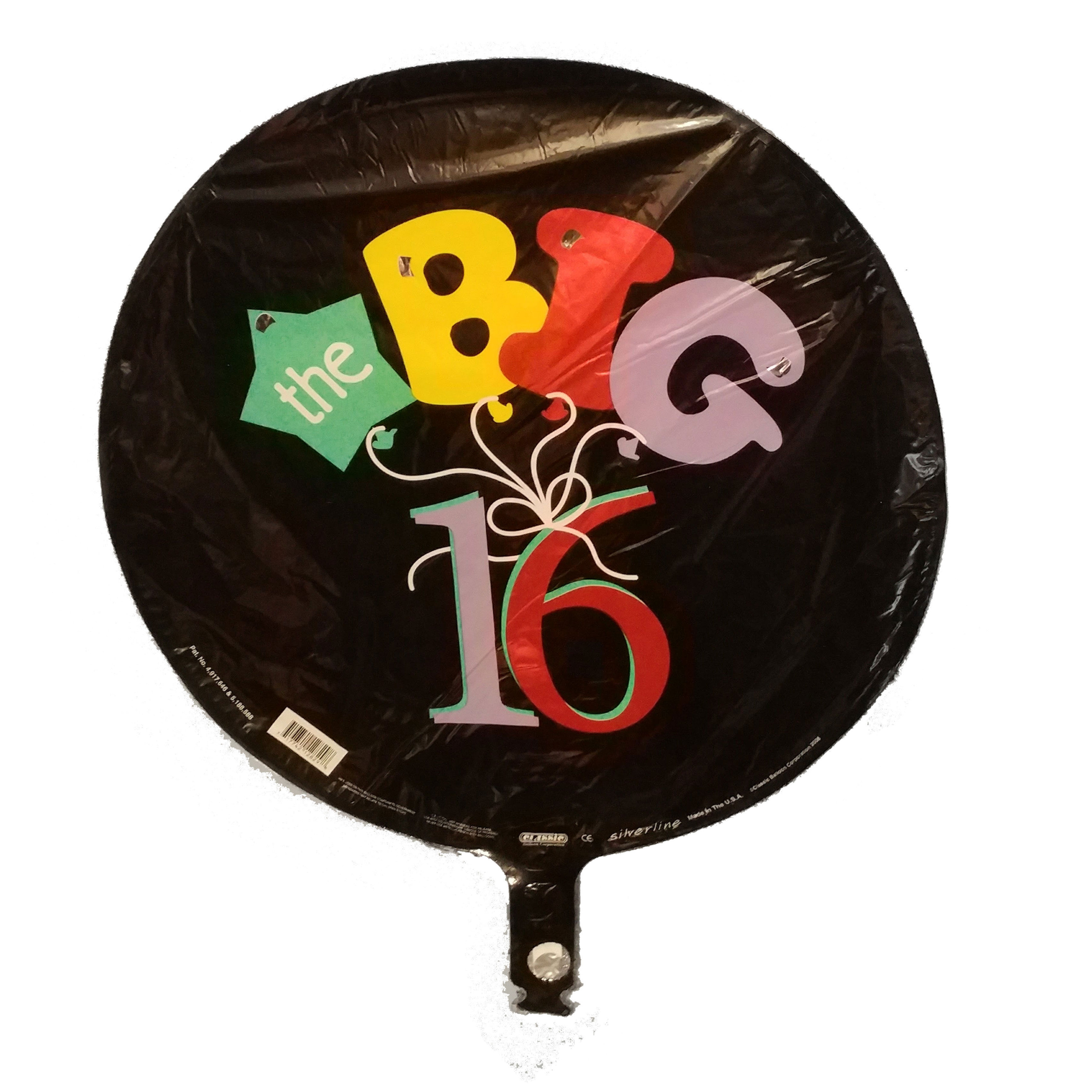 16 Birthday Balloon 18"