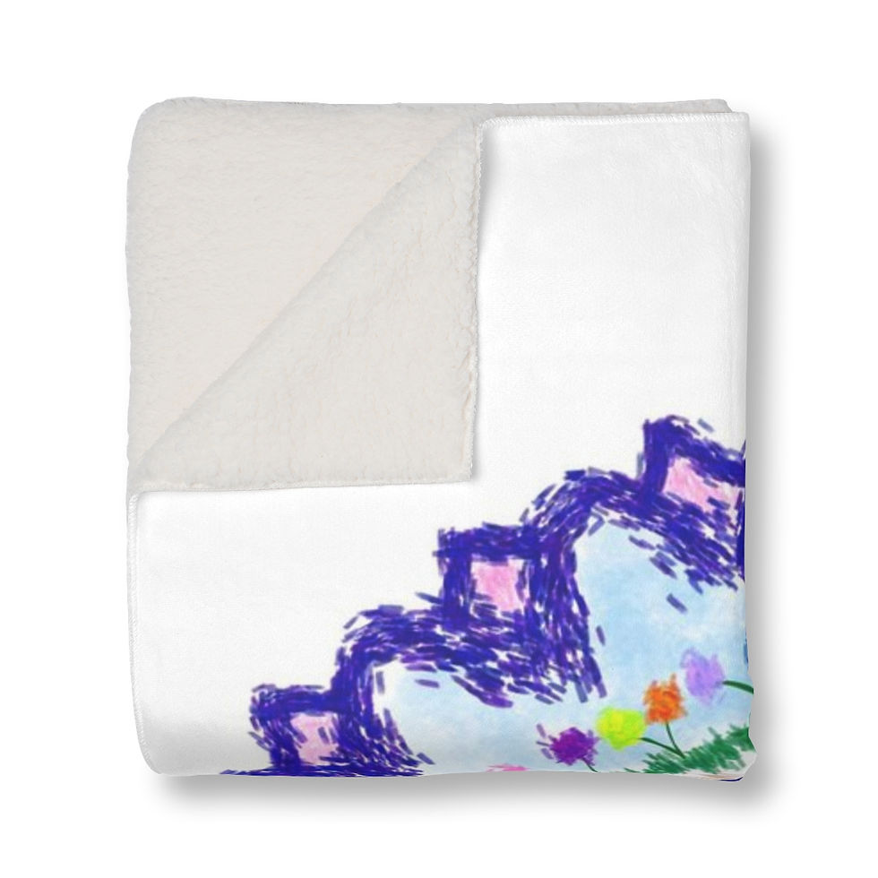 Thumbnail: Spring into Ajna Mandala Sherpa Blanket