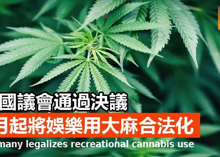《全民新聞台》［國際新聞］德國議會通過決議 4月起將娛樂用大麻合法化